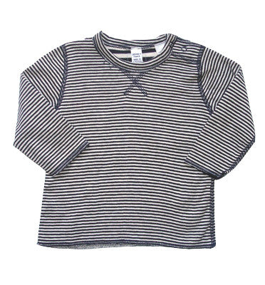 Petit Bateau Navy Stripe Reversible Top