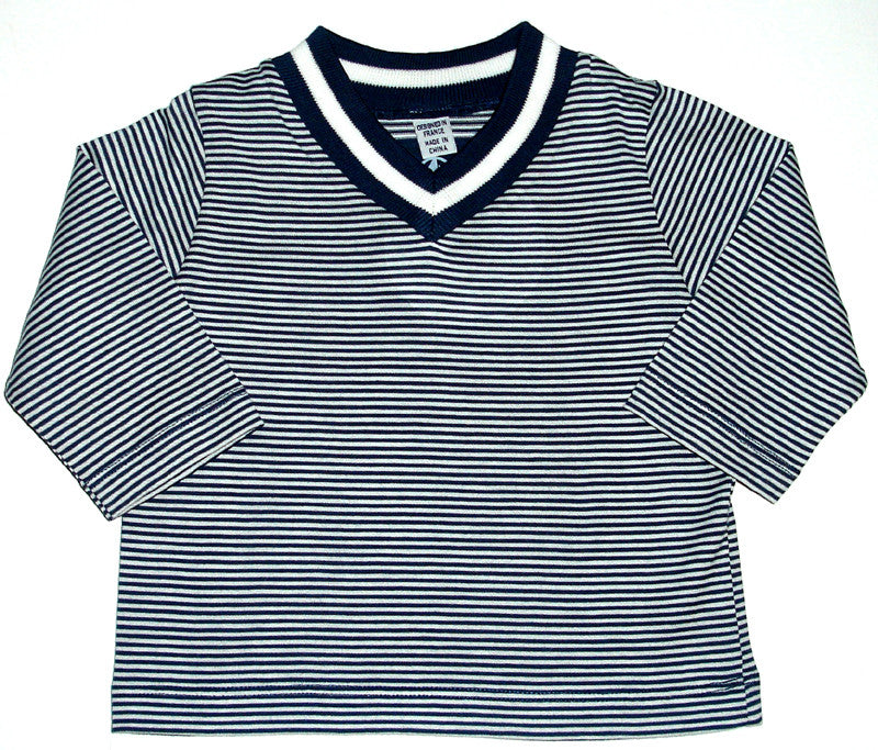 Petit Bateau Navy Stripe Top