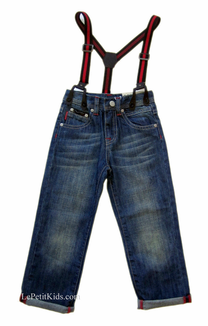 Petit Patapon Jeans & Suspenders