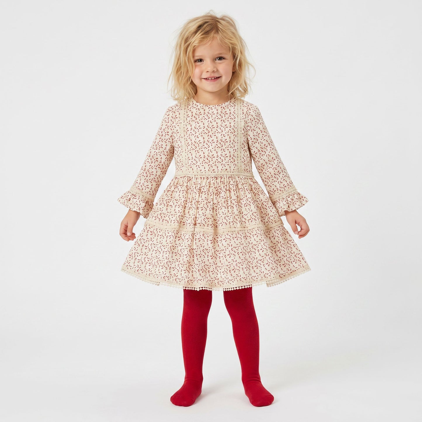 Tutto Piccolo Girls Dress & Tights 6234W23