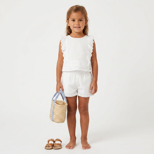 PLEASE Girls Top & Shorts KB00030
