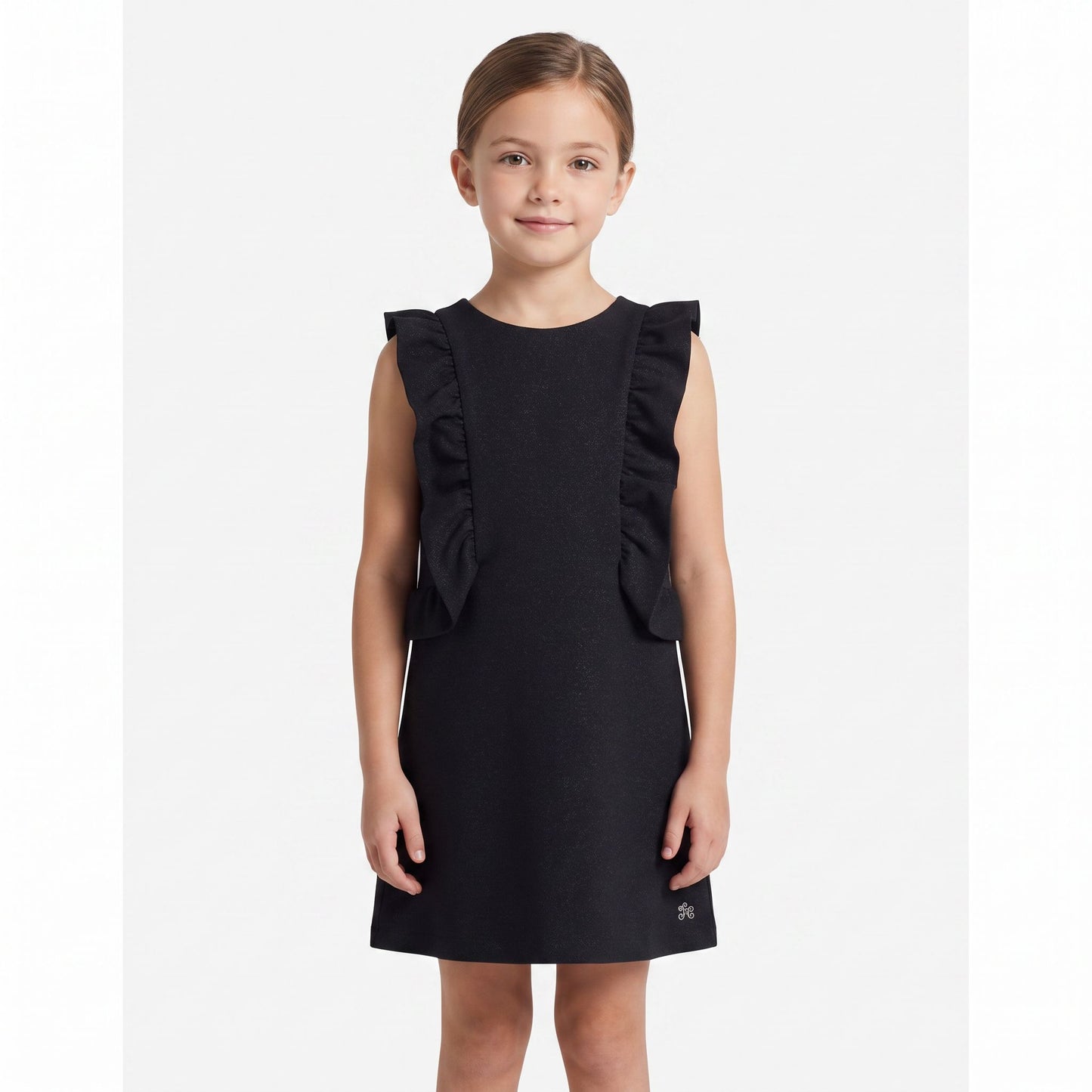 Tartine et Chocolat Shimmering Navy Dress