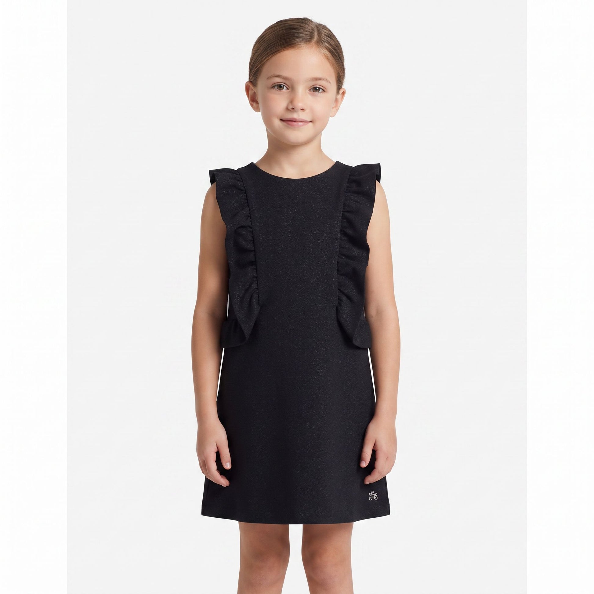 Tartine et Chocolat Shimmering Navy Dress
