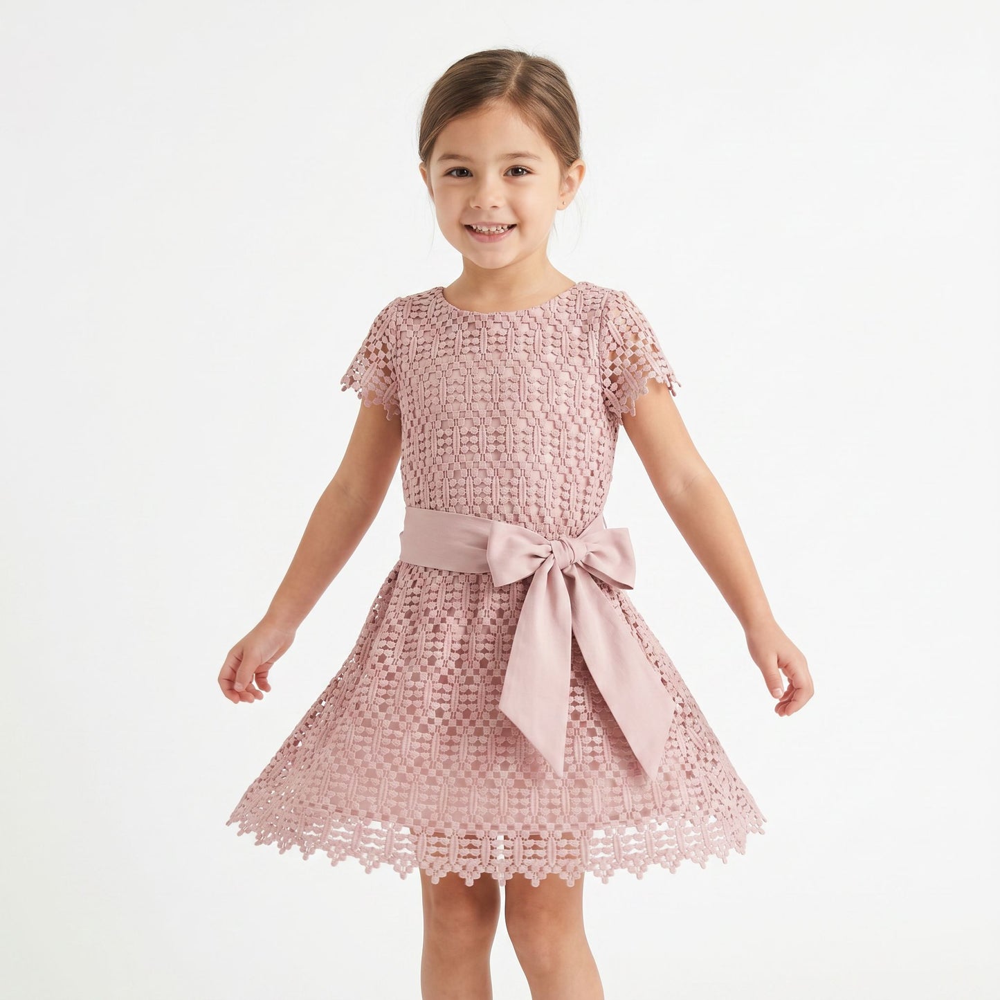 Charabia Pink Lace Dress