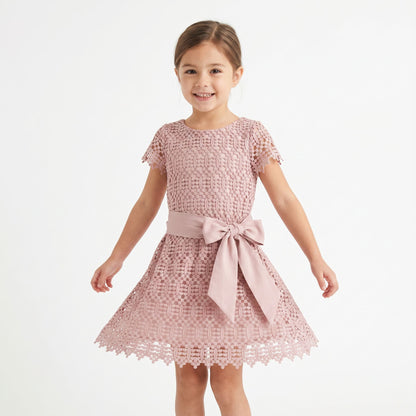 Charabia Pink Lace Dress