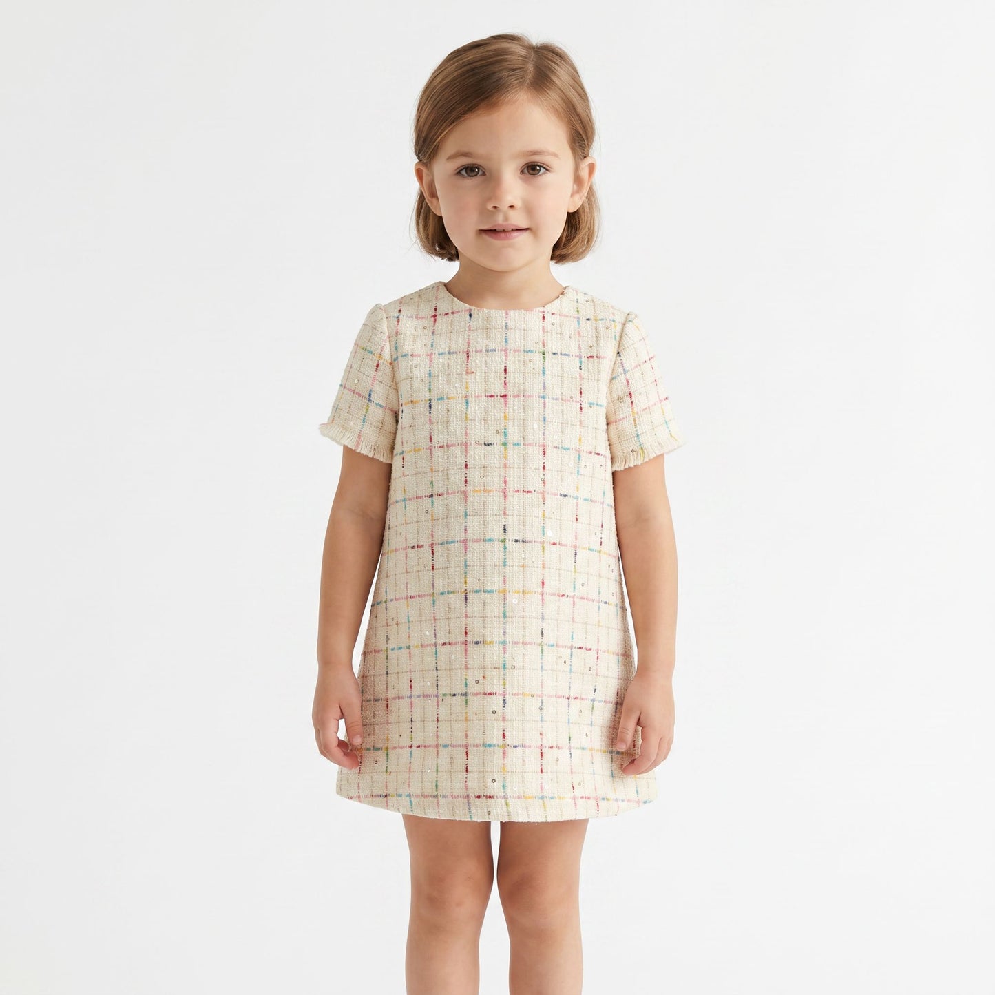 Luli & Me Tweed Dress 8864