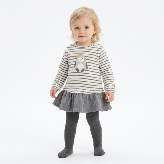 Tutto Piccolo Girls Dress & Tights 6790W23