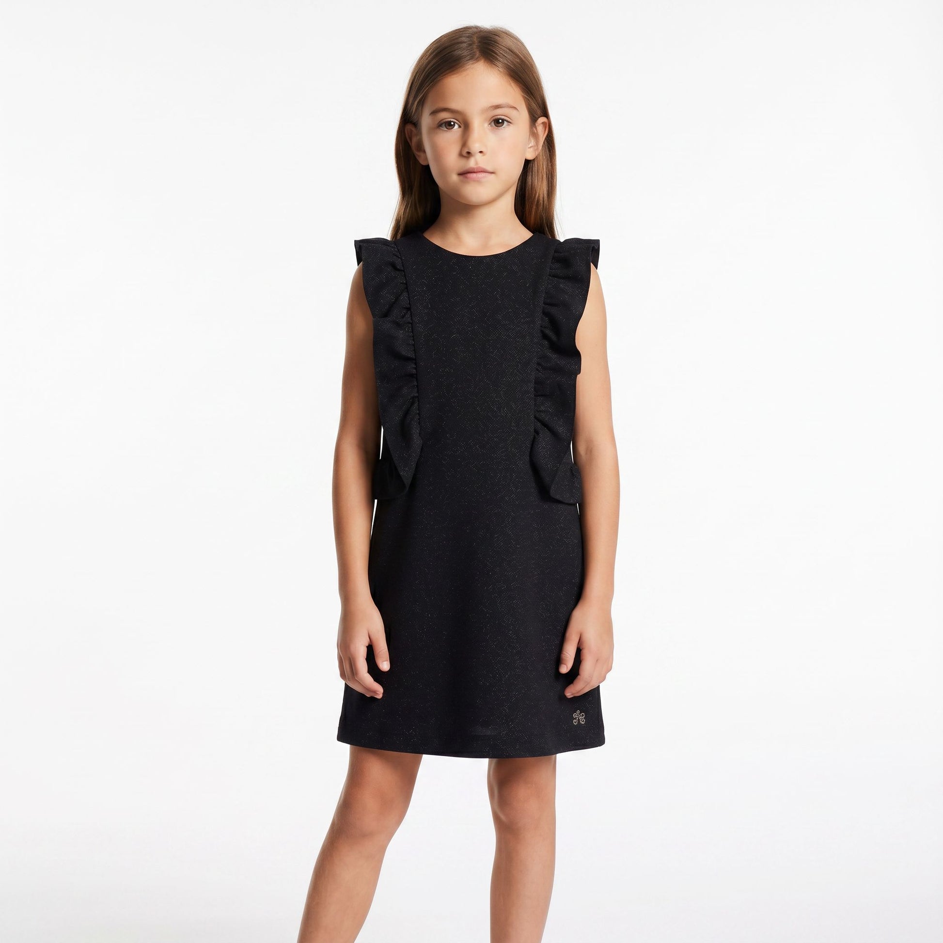 Tartine et Chocolat Shimmering Navy Dress