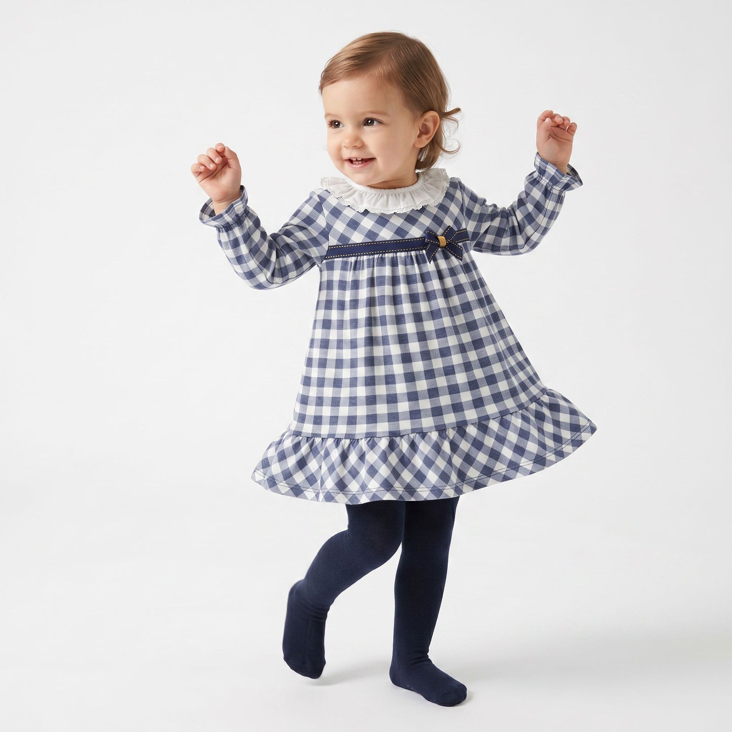 Tutto Piccolo Girls Dress & Tights 6796W23