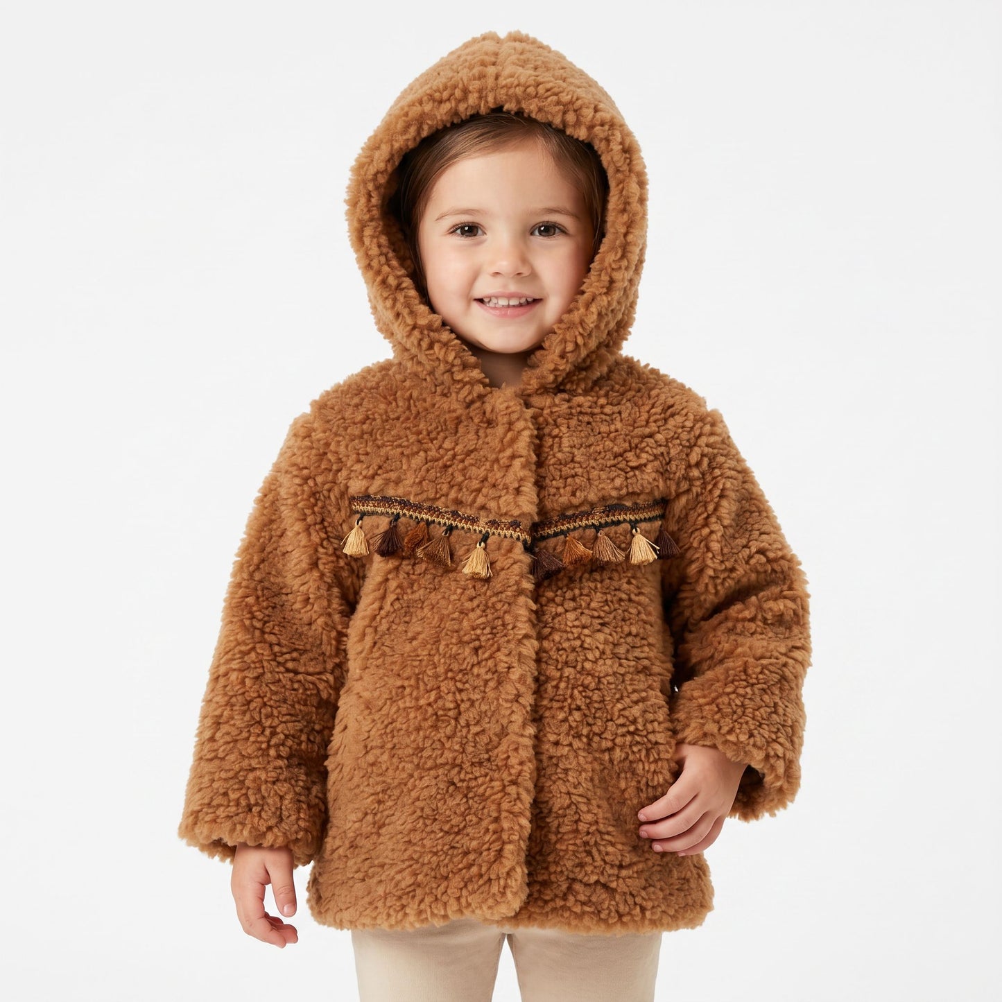 PLEASE Girls Teddy Jacket JB48260G