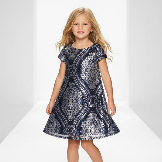 Charabia Navy Dress pi55e