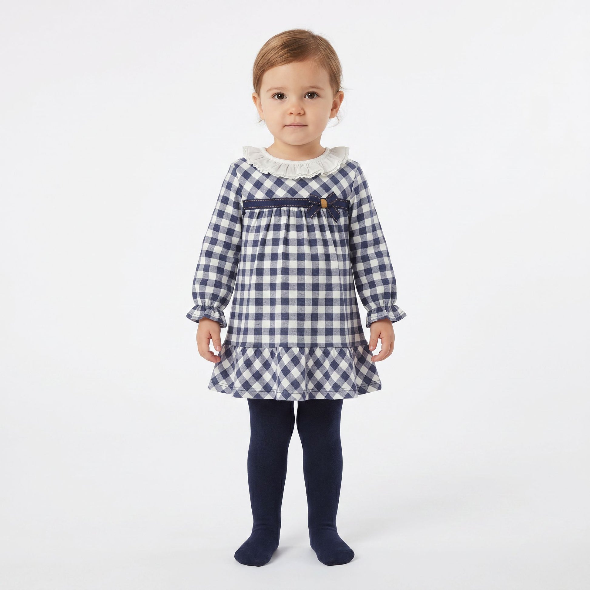 Tutto Piccolo Girls Dress & Tights 6796W23