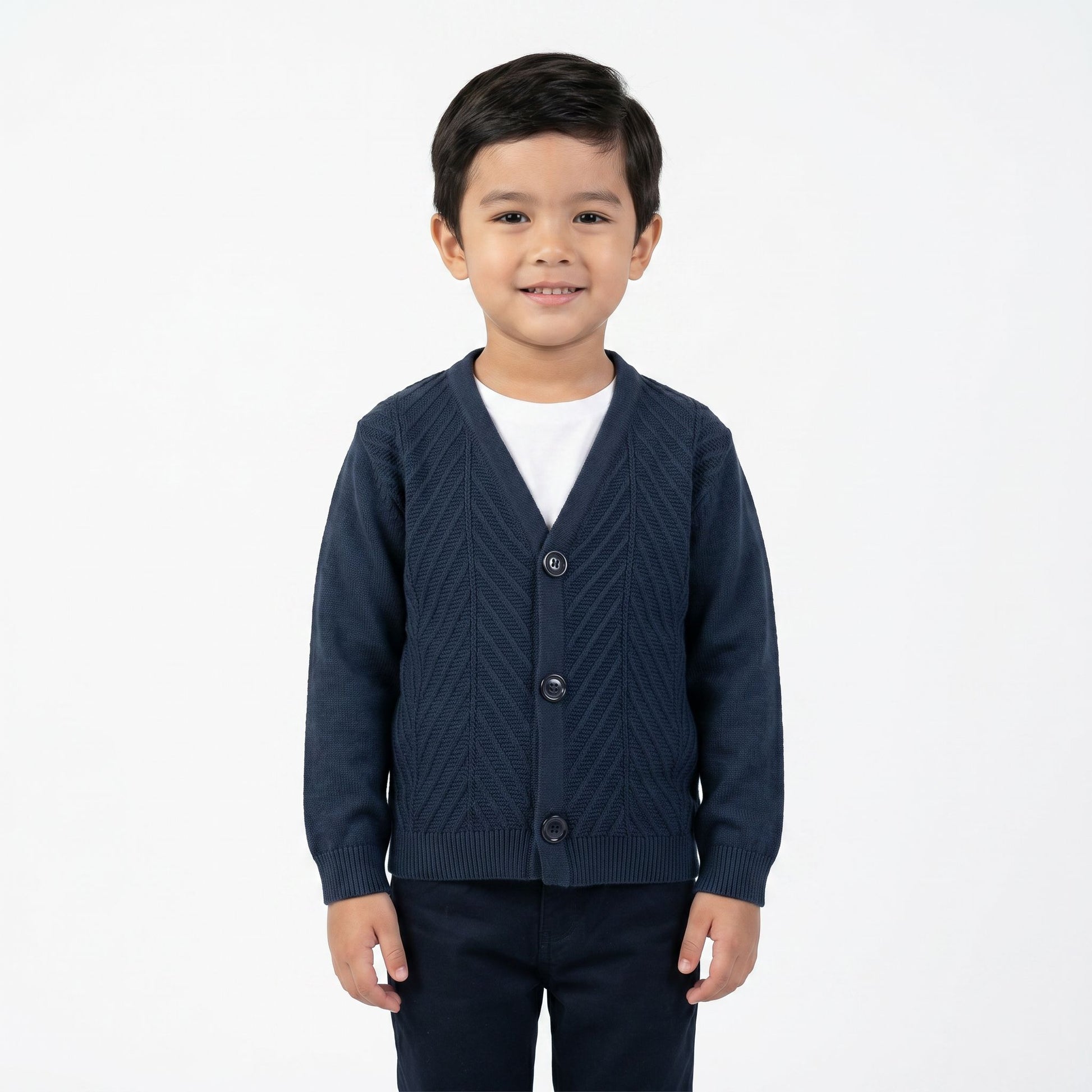Emanuel Pris Navy Cardigan EMG7134