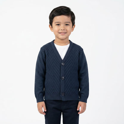Emanuel Pris Navy Cardigan EMG7134