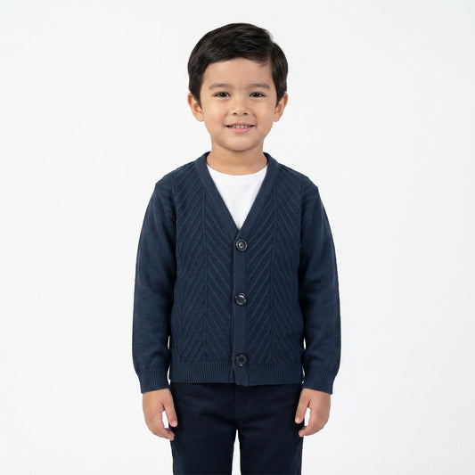 Emanuel Pris Navy Cardigan EMG7134
