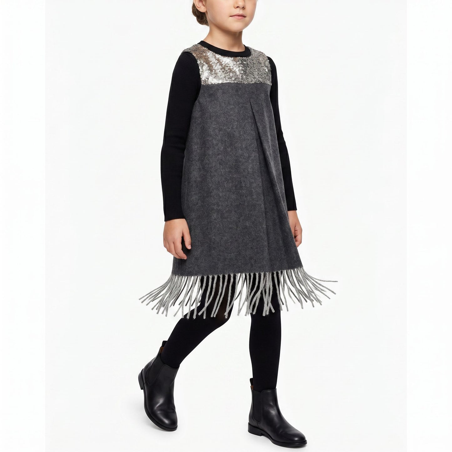 Charabia Grey Dress