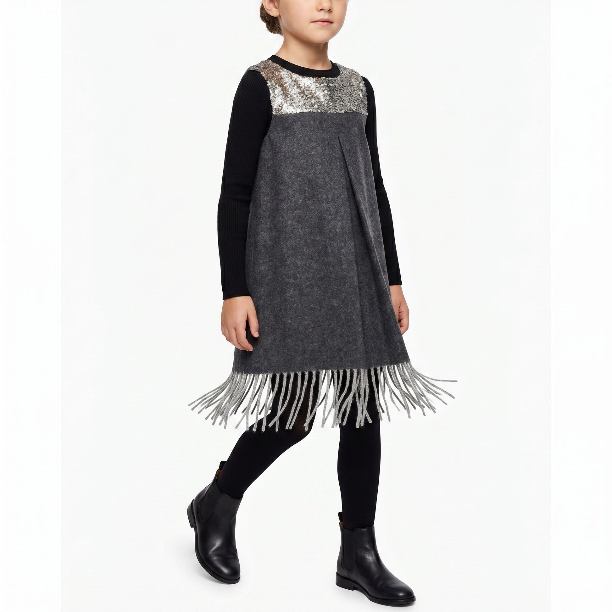 Charabia Grey Dress