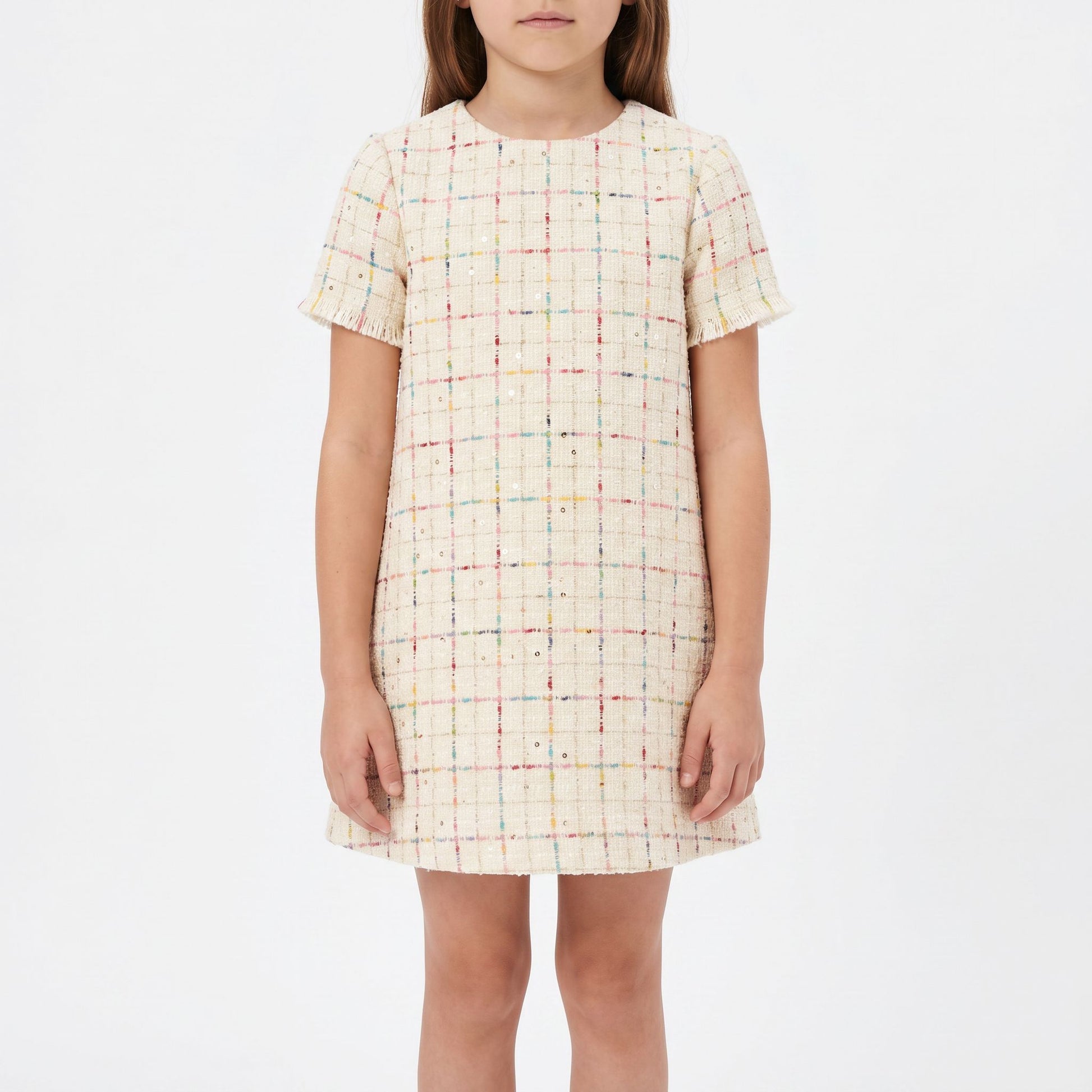Luli & Me Tweed Dress 8864