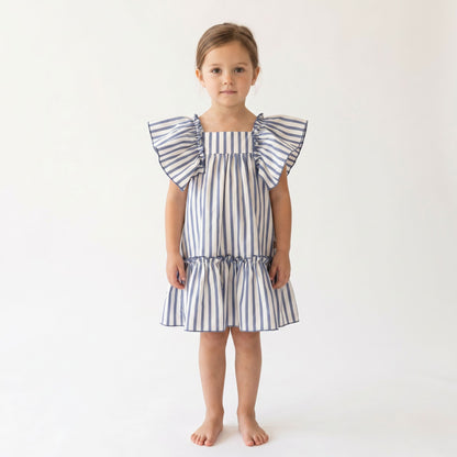 COCOTE Blue Striped Dress 01-42137