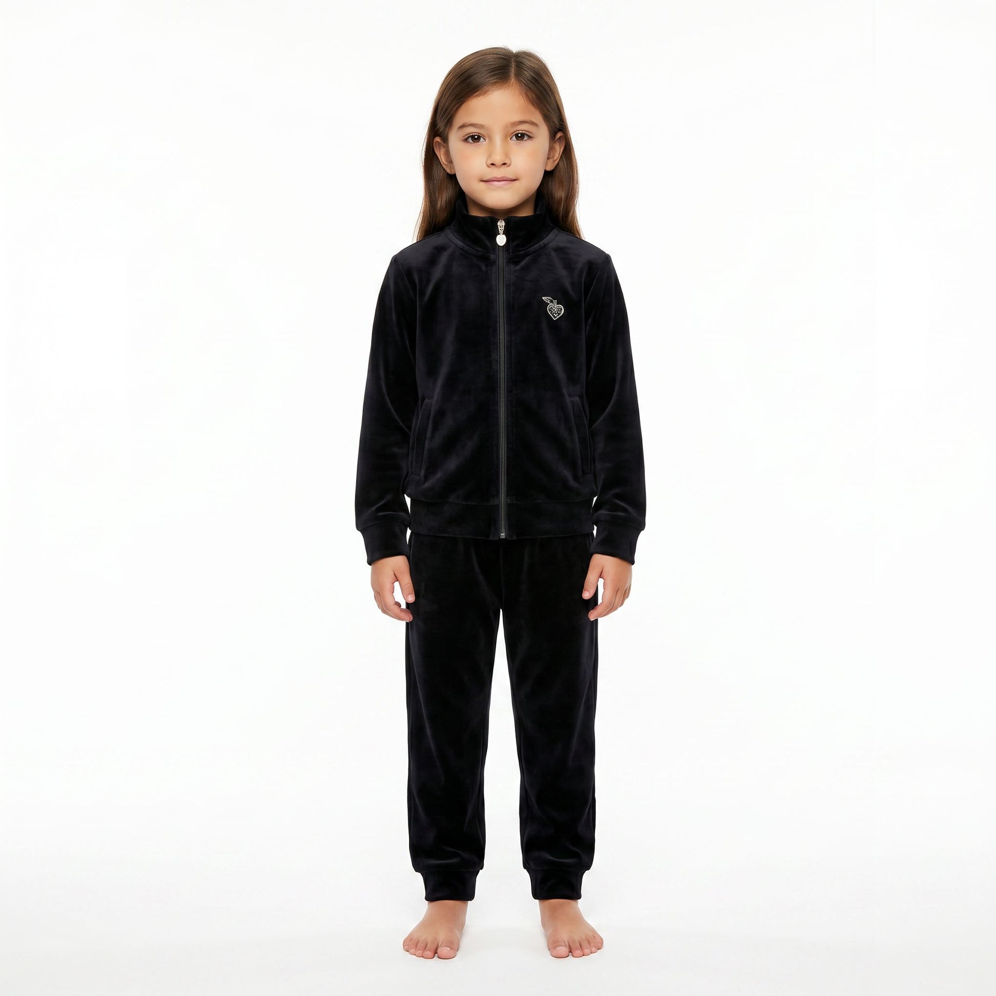 I Do Velour Navy Set