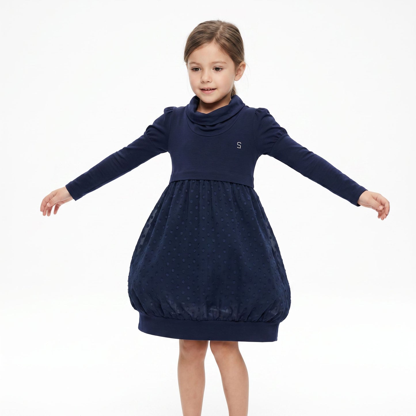 Sarabanda Navy Dress