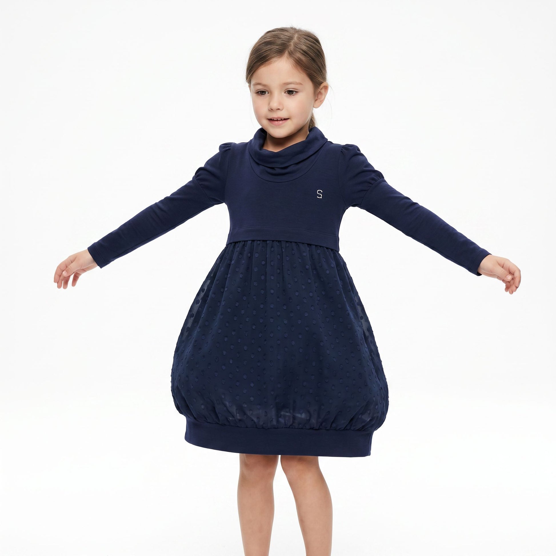 Sarabanda Navy Dress
