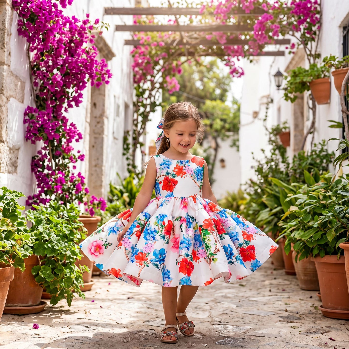 ILLIANA Girls Couture Dress