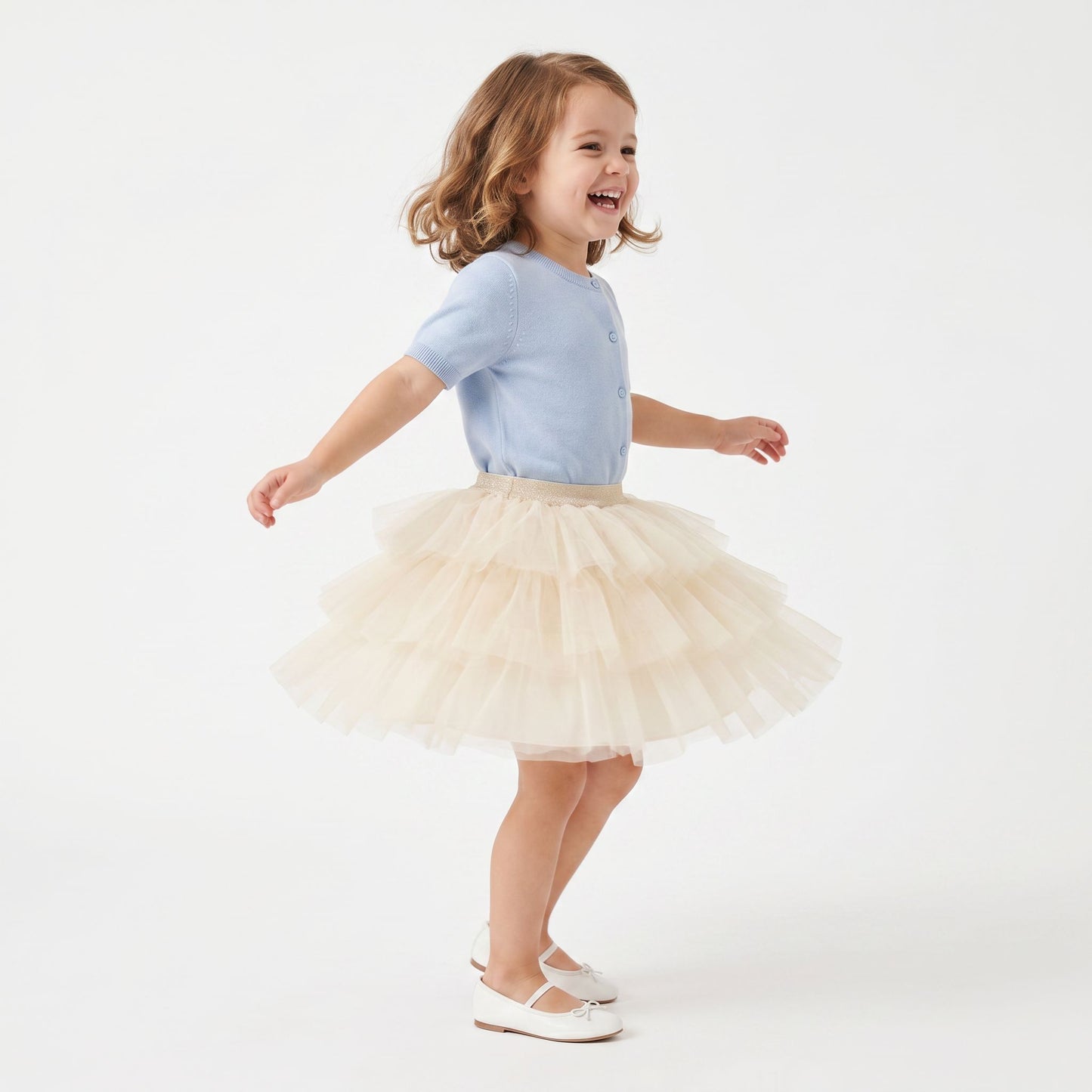 Manila Grace Girls Tulle Skirt MGB2215