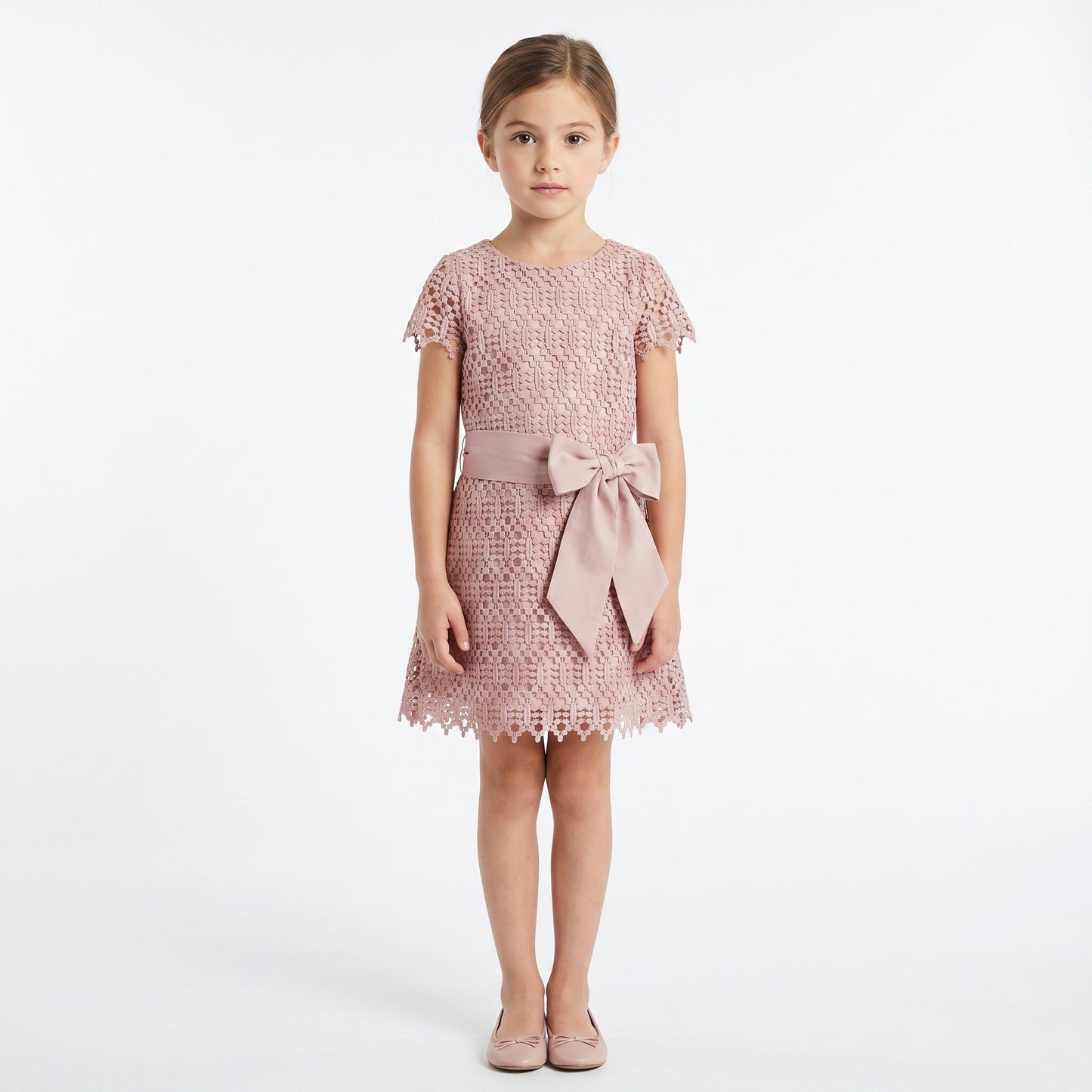 Charabia Pink Lace Dress