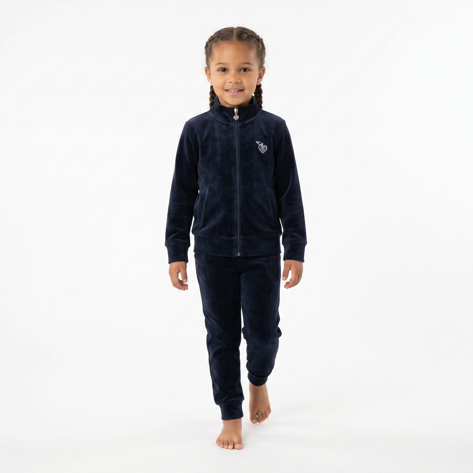 I Do Velour Navy Set