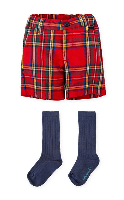 Tutto Piccolo Boys Shorts & Socks 2115W25