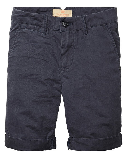 Scotch Shrunk Navy Chino Short