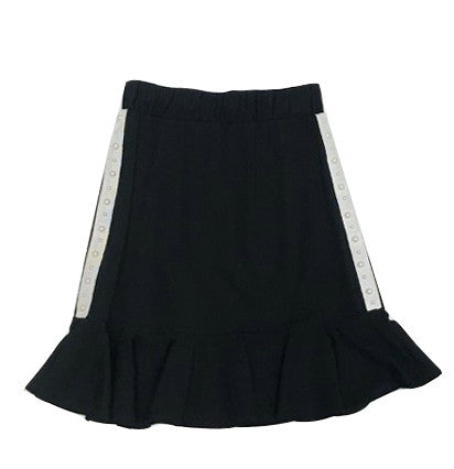 T-Love Black Skirt with Pearls (84030-black)