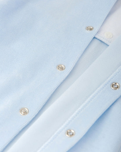 Tutto Piccolo Velour Footie 2403W25