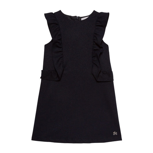 Tartine et Chocolat shimmering navy dress.