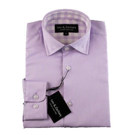 Leo & Zachary Purple Shirt