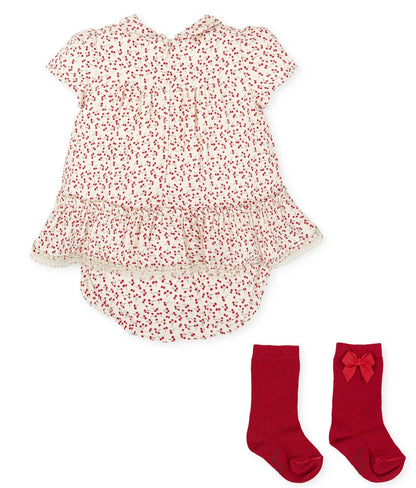  Tutto Piccolo Girls Dress & Socks 6235W23