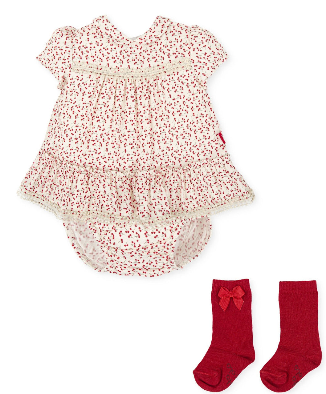  Tutto Piccolo Girls Dress & Socks 6235W23