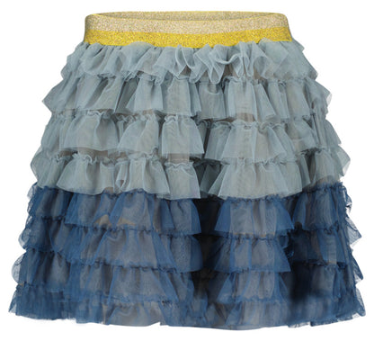 LIKE FLO Ice Blue Tulle Skirt F302-5765 