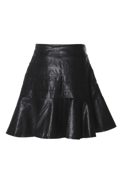 FUN & FUN Faux Leather Skirt FNJSK9640 