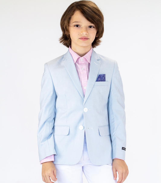 Leo & Zachary Blazer - Railroad Stripe