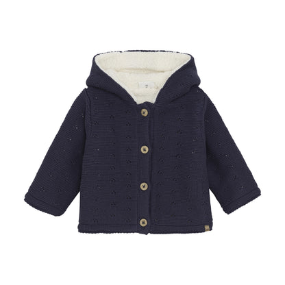 Minymo Navy Cardigan Jacket 114156