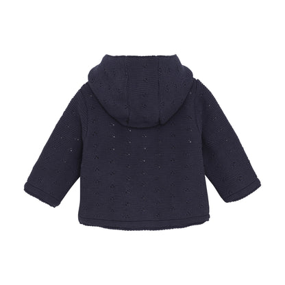 Minymo Navy Cardigan Jacket 114156