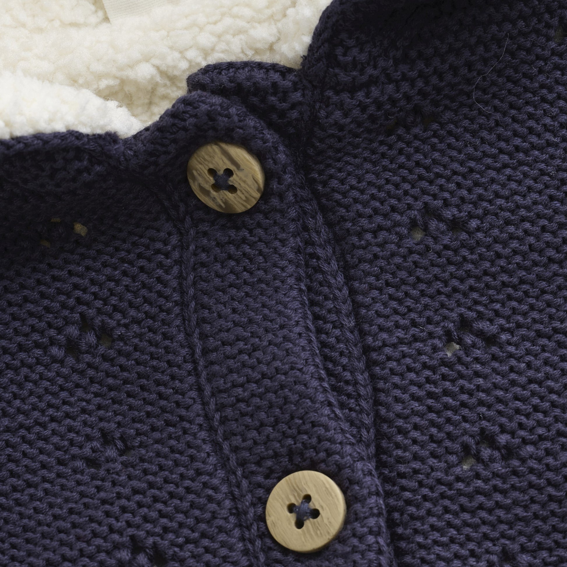 Minymo Knitted Teddy Coverall 114157