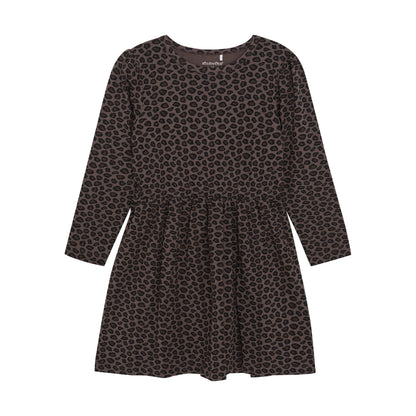 Minymo Leopard Print Dress 124145-2502