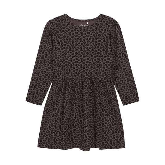 Minymo Leopard Print Dress 124145-2502