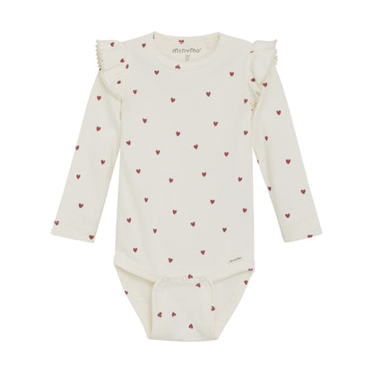 Minymo Hearts Bodysuit 114159