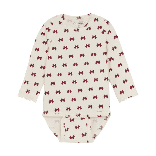Minymo Bow Bodysuit 114160