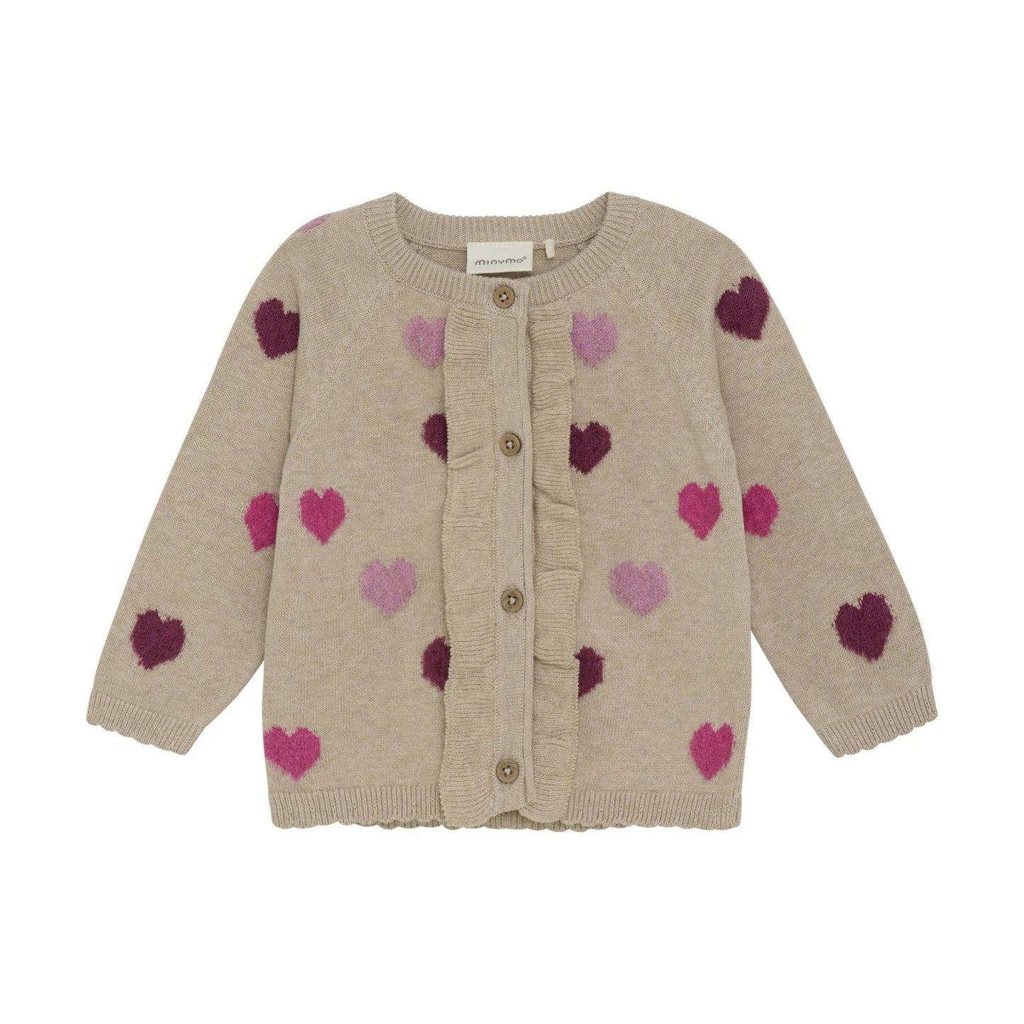 Minymo Hearts Cardigan 114020