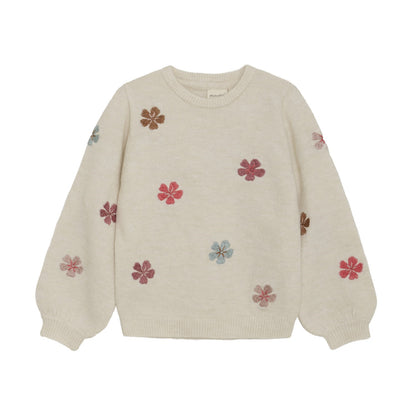 Minymo Flower Sweater 124047